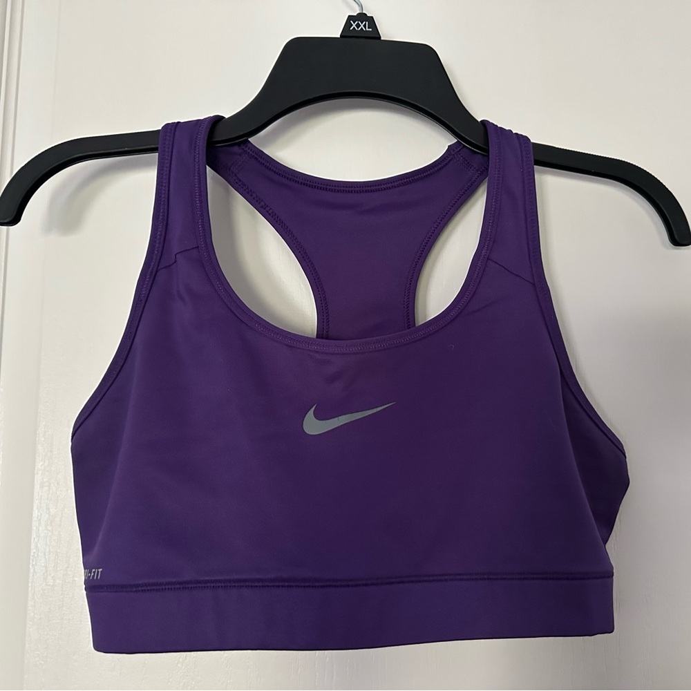 Purple Nike Dri-fit Sports Bra